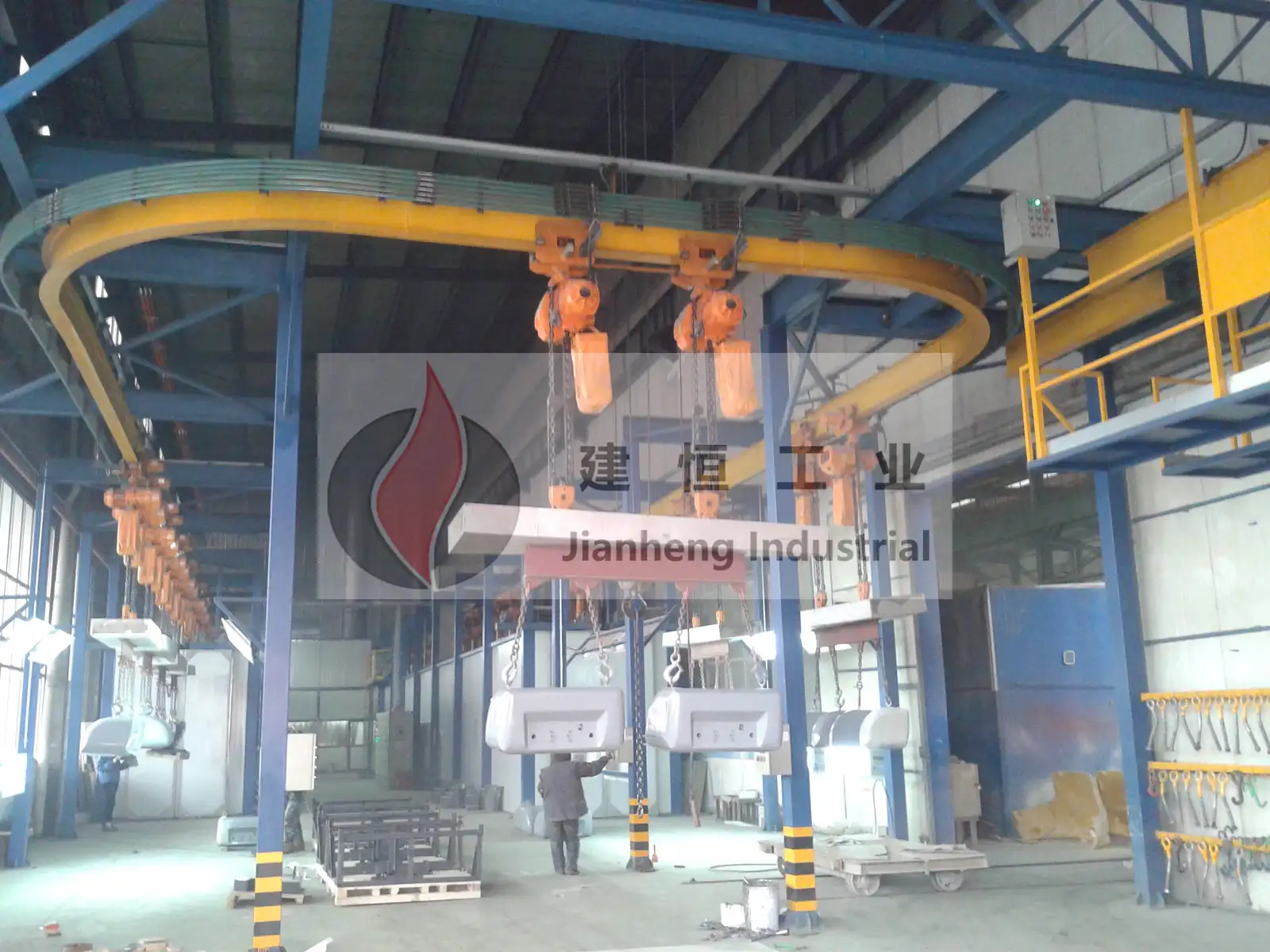 Casting painting equipment