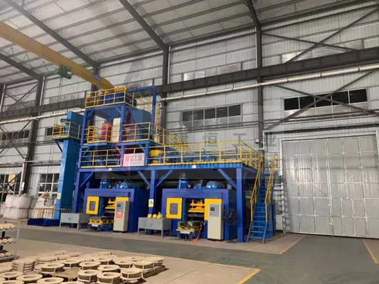 Cold box equipment