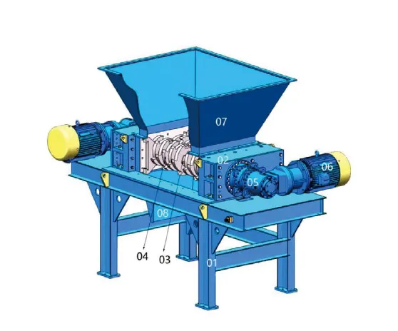 Metal / plastic crusher
