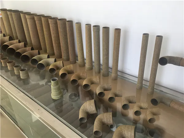 Paper ceramic pipe