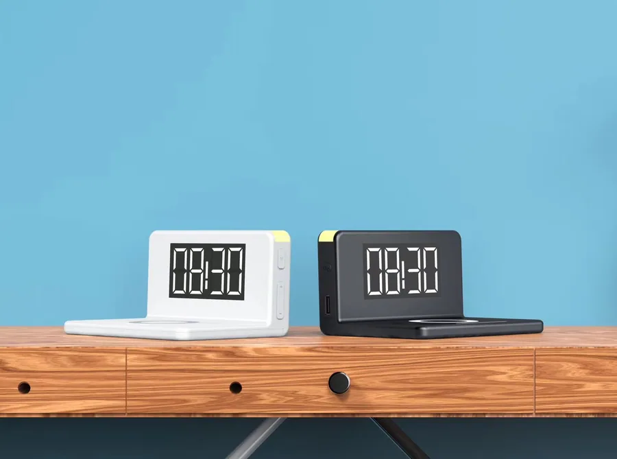 Wirelss Charger with Alarm Clock - Wireless Chargers