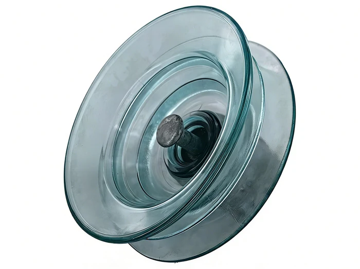 Three-alternating profile toughened glass insulator with three stepped shed diameters