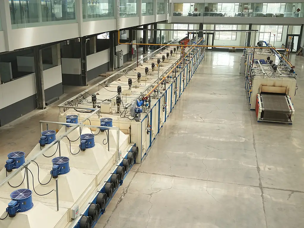 Second thermal shock test station verifying toughened glass insulator stability