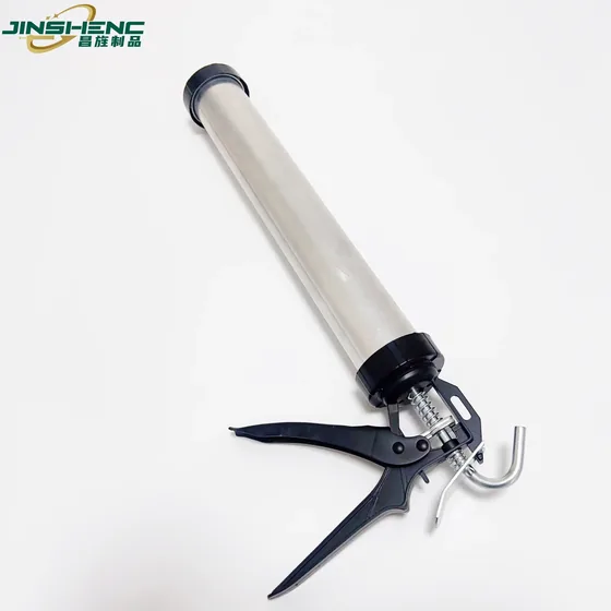 JS-8607 16 inch aluminium alloy sausage silicone caulking gun view 2