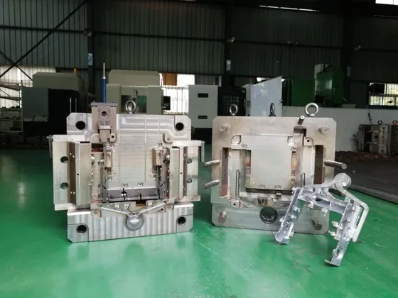 Moulds for the gun bodies are designed and cut in our own mould room, so a tooling change does not wait on an 