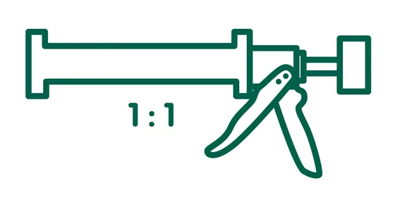 JS8615-3 1:1 Welding Steel-Type Dual-Component Tile Grout Adhesive Gun (With linkage labor-saving device) product photo
