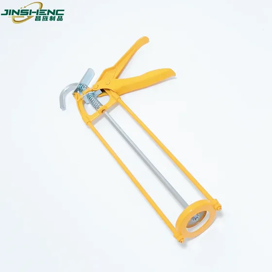 JS-8602 9" iron handle silicone rod frame skeleton gun view 4