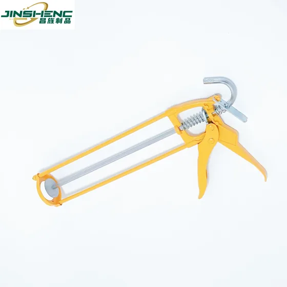 JS-8602 9" iron handle silicone rod frame skeleton gun view 2