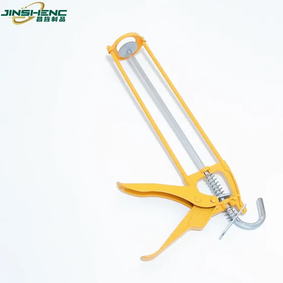 JS-8602 9" iron handle silicone rod frame skeleton gun view 3