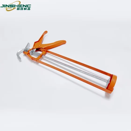 JS-8603 9 inch iron handle and sheet iron frame skeleton gun view 3