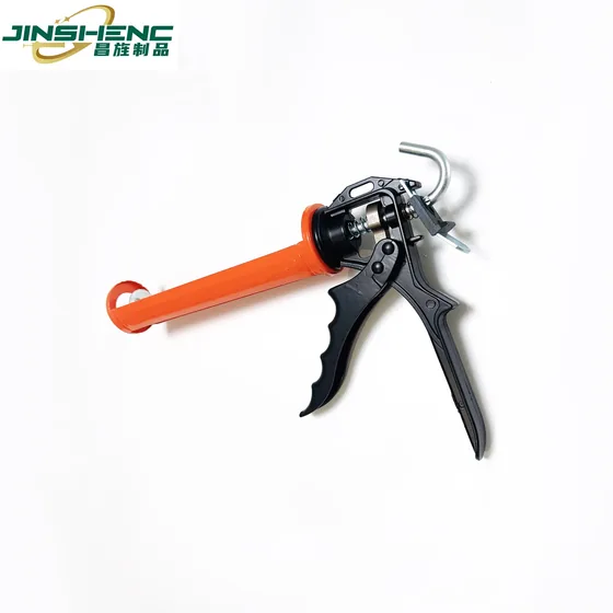 JS-8605 Professional 9 inch heavy duty cartridge silicone gun with alluminum alloy handle view 2