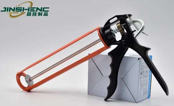 JS-8606 Professional 9 inch heavy duty cartridge silicone gun with alluminum alloy handle view 2