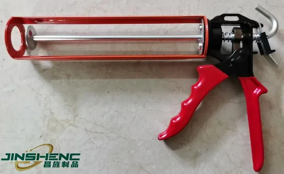 JS-8606 Professional 9 inch heavy duty cartridge silicone gun with alluminum alloy handle view 3