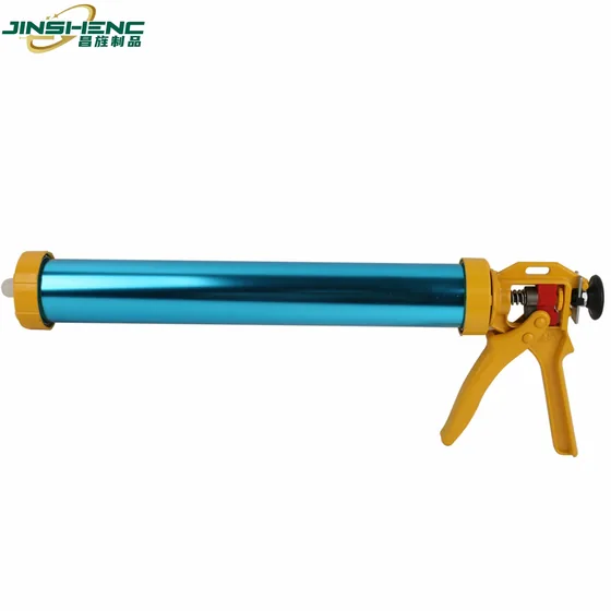 JS8613 high quality 16 inch sausage pack silicone sealant caulking gun (adjustable handle) view 2