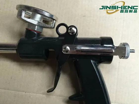 JS8621-E Black Handle Metal Foam Gun view 3