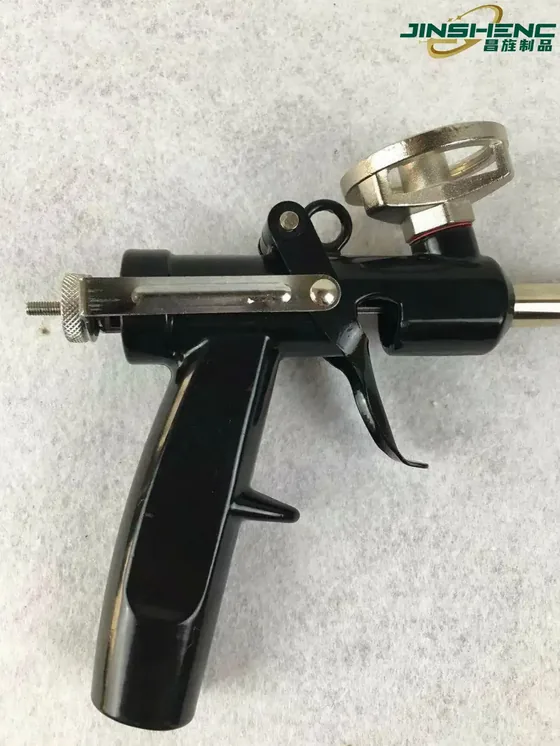JS8621-E Black Handle Metal Foam Gun view 4