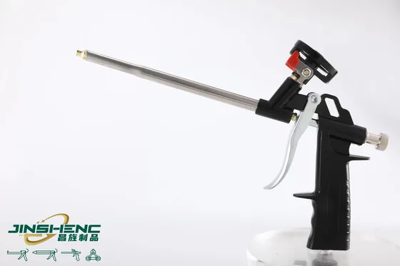 JS8621-G All Black Metal Foam Gun with ON/OFF valve (plastic dipping trigger) view 2