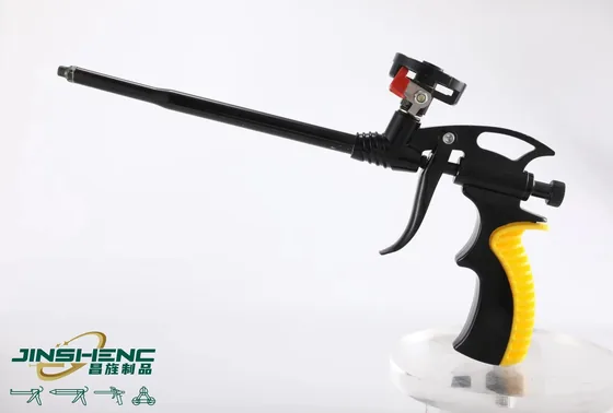JS8621-H Foam Gun with ON/OFF valve (Yellow and black plastic handle) product photo