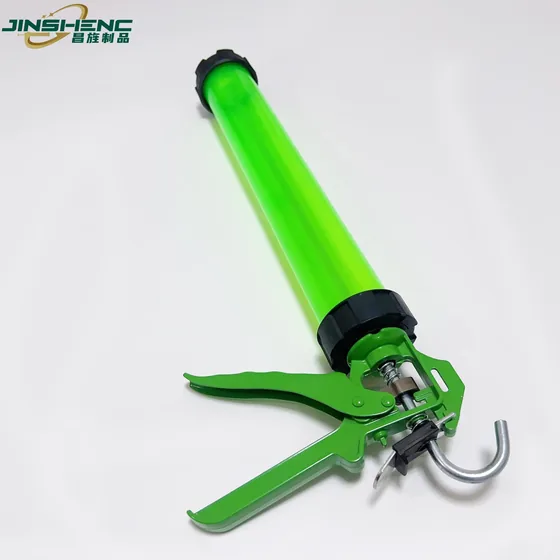 JS8623-A 16 inch 600ml heavy duty plastic silicone sealant gun caulking gun view 2
