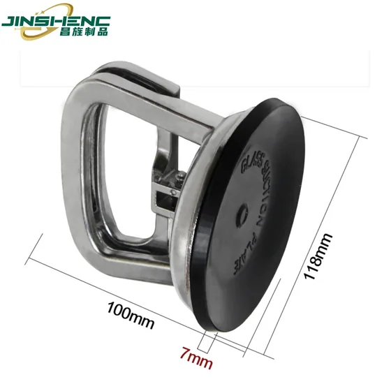 JS8641(Silver) – Silver Aluminum Alloy Single Glass Suction Cup view 3