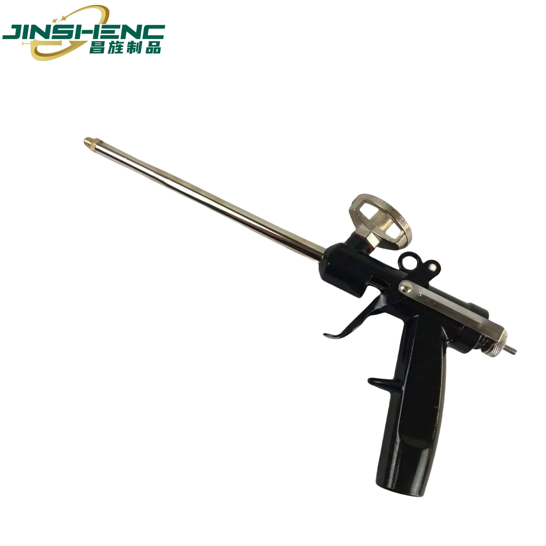 JS8621-E Black Handle Metal Foam Gun