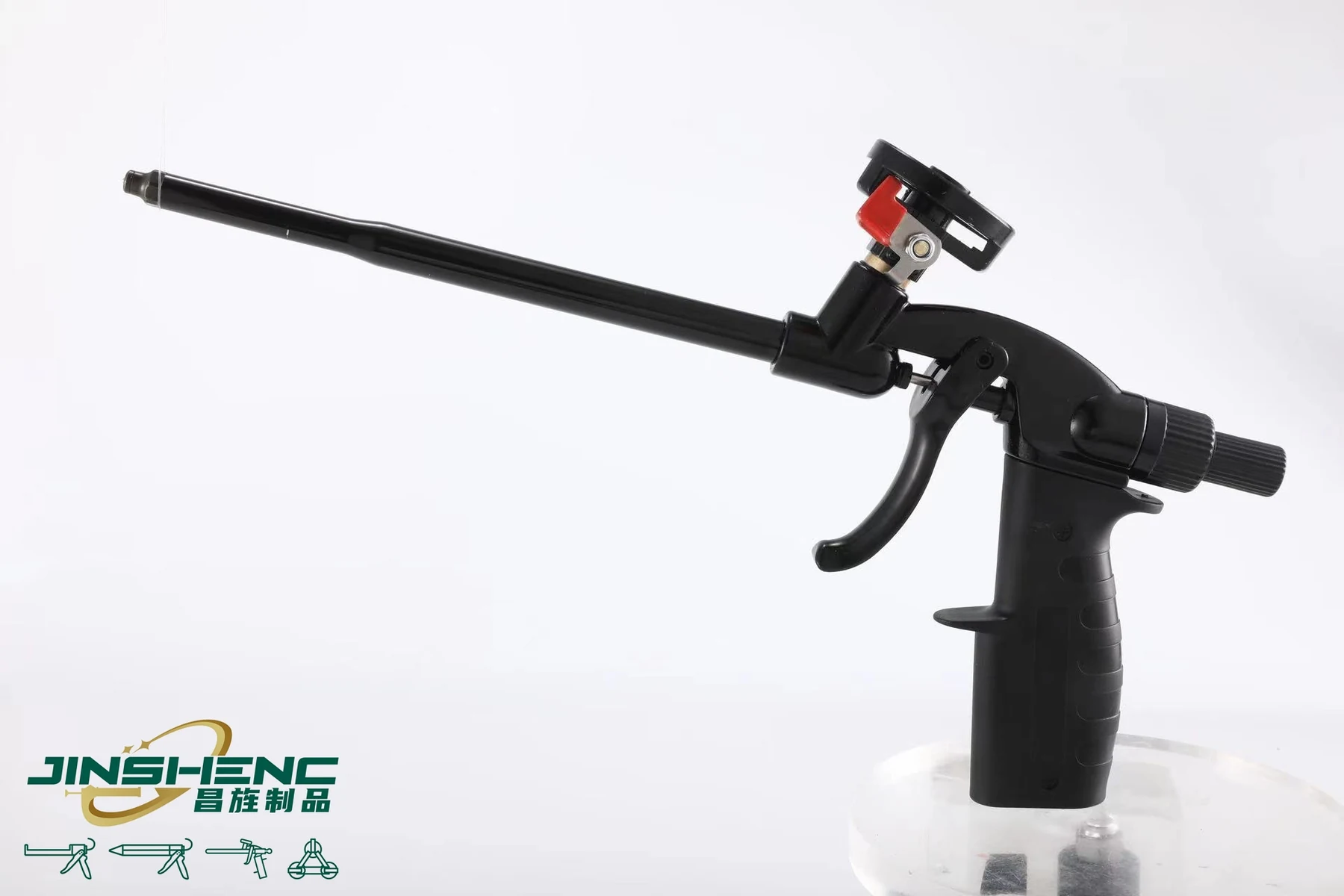 JS8621-I All black Foam Gun with ON/OFF Valve