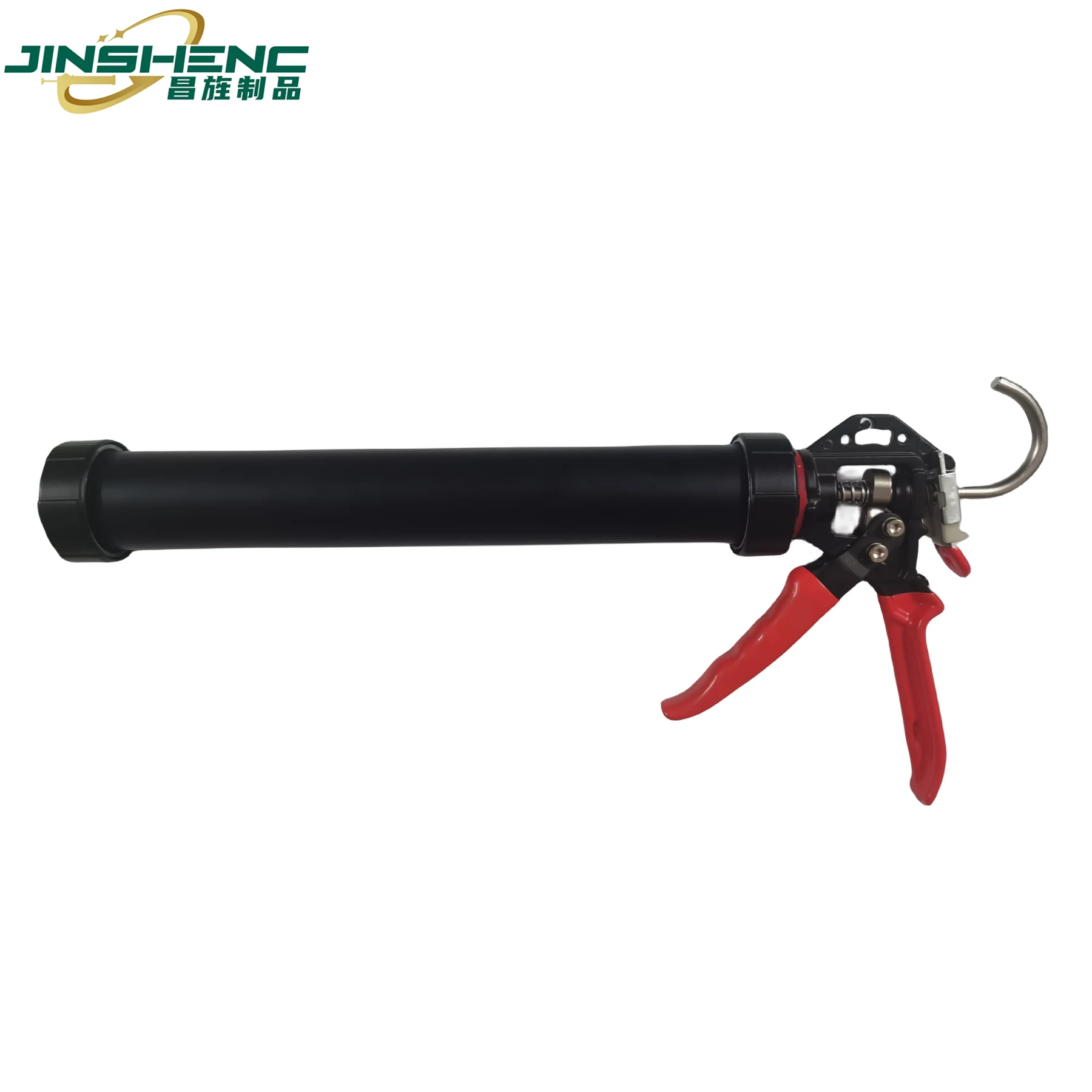 JS8626 high quality heavy duty seven bearing sausage pack silicone caulking gun