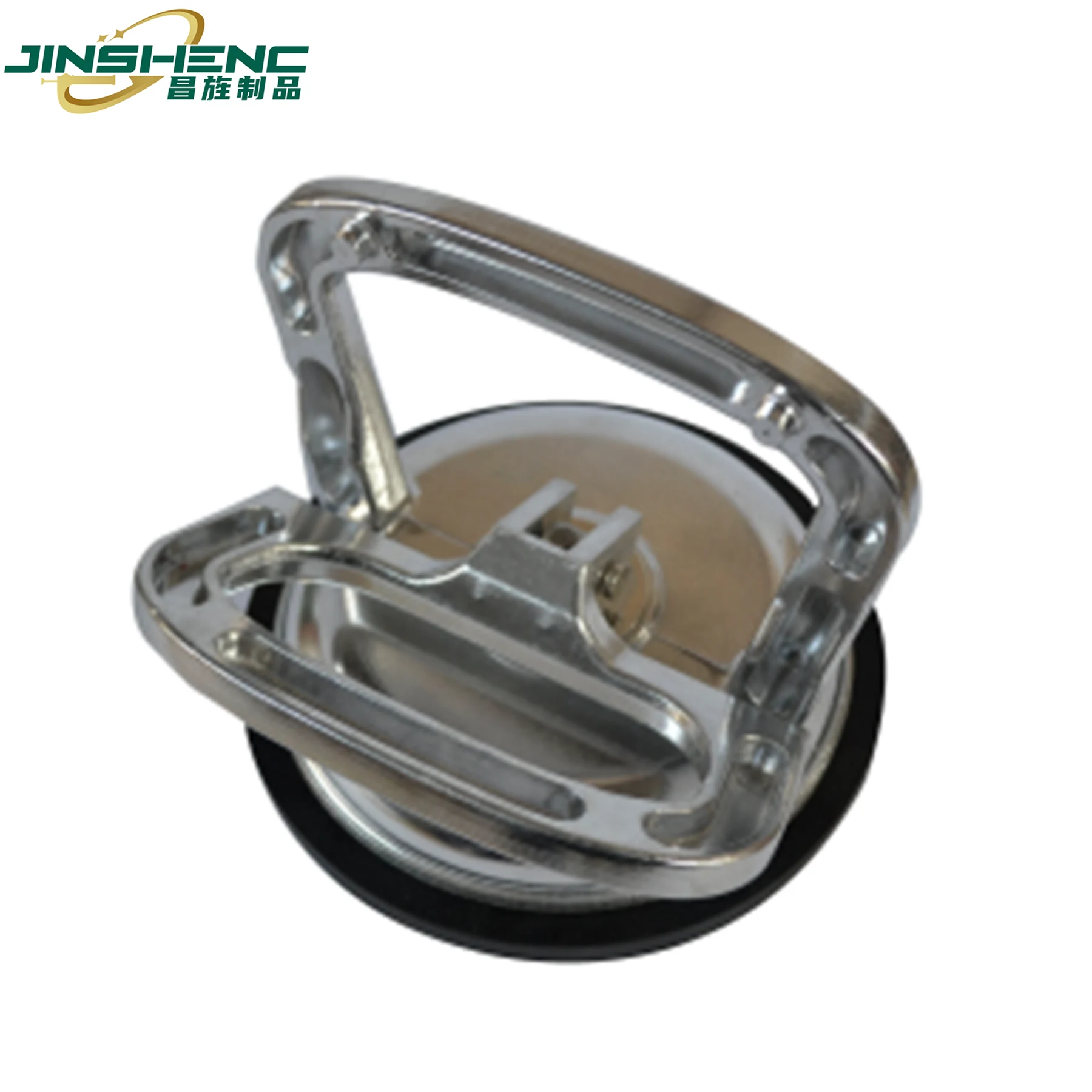 JS8641(Silver) – Silver Aluminum Alloy Single Glass Suction Cup