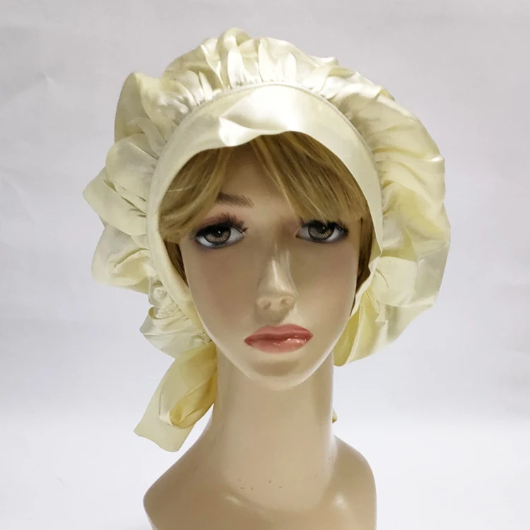 16mm Single Layer Sleep Bonnet with Ribbon