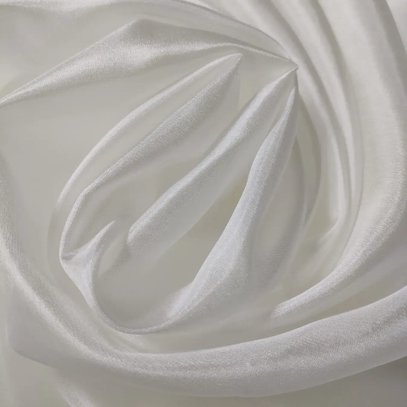 55Inch White 6mm Silk Paj Fabric Silk Habotai