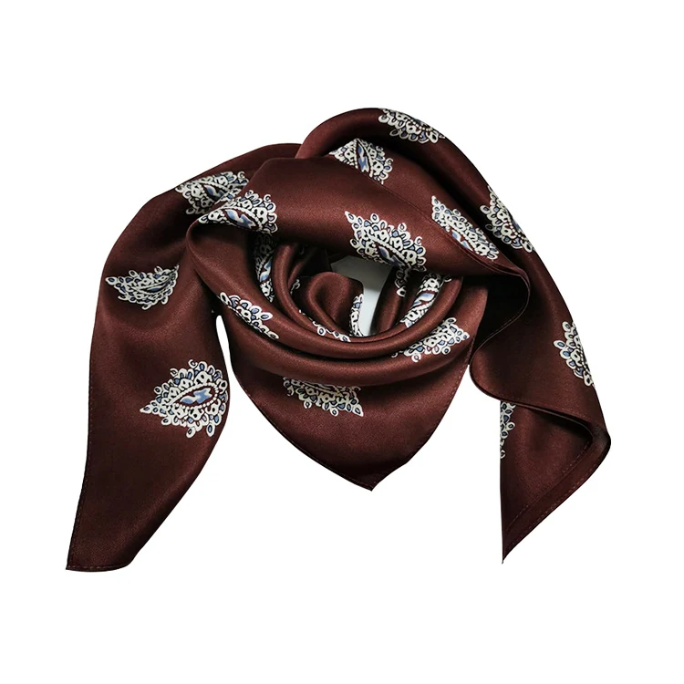 Designer Silk Scarf Women 12mm Silk Charmeuse Bandana