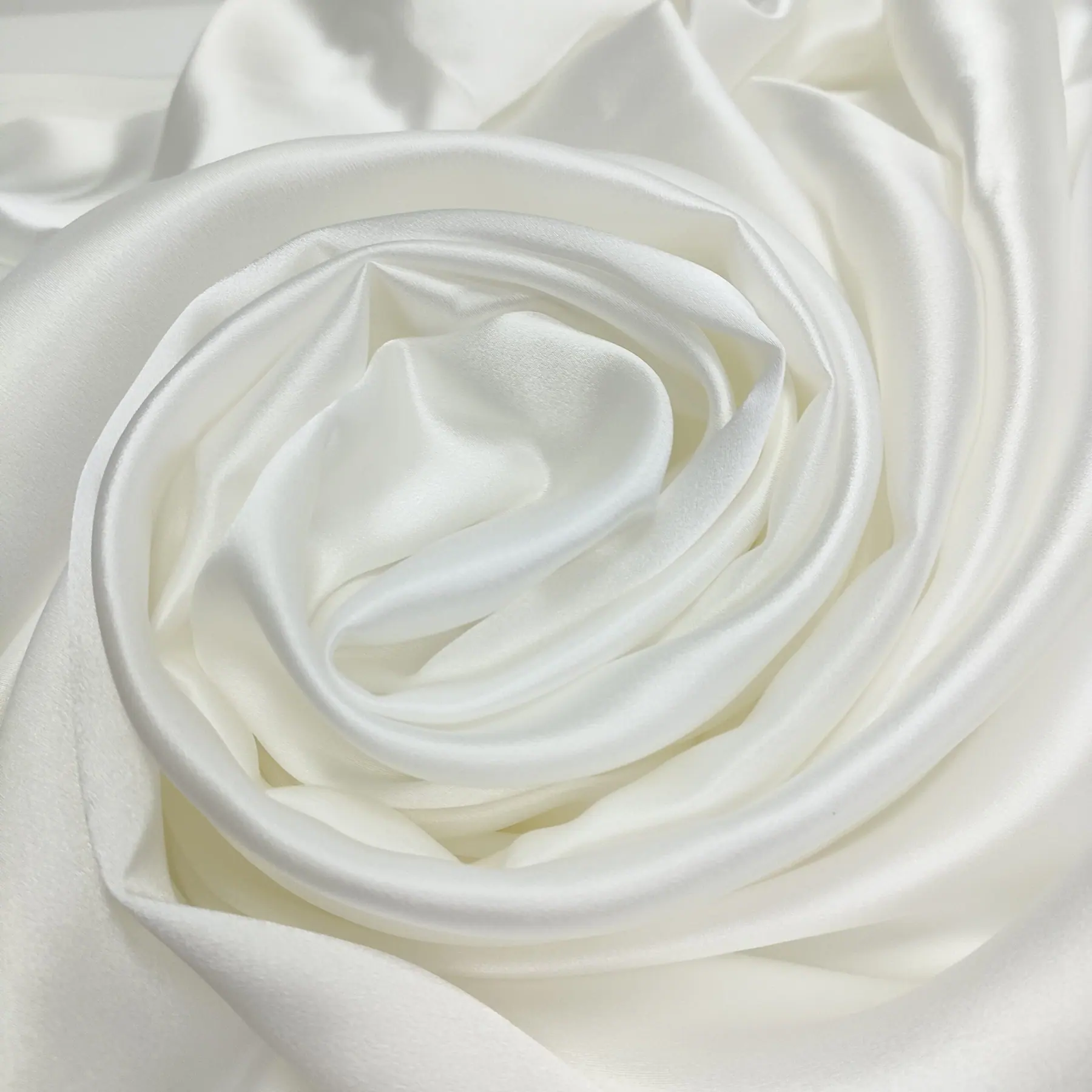 Heavy 25mm White Silk Satin Fabric for Painting and Dyeing