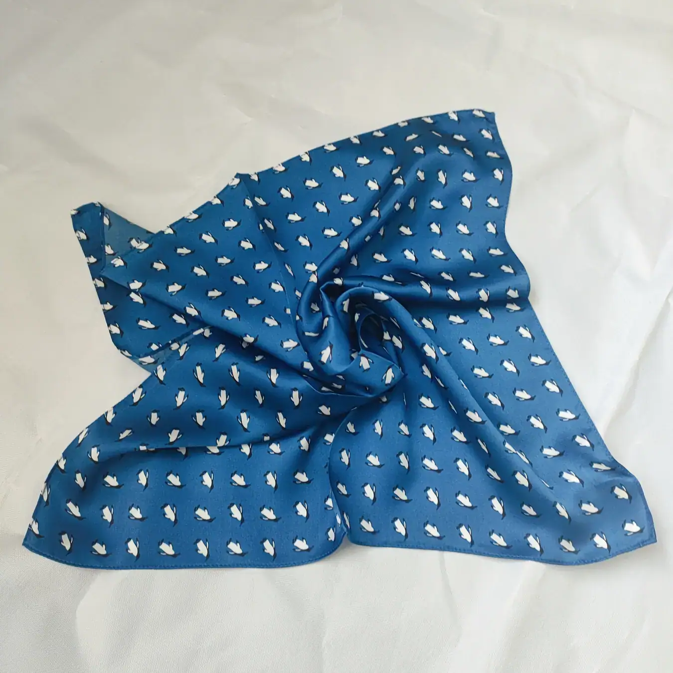 Penguin Silk Neck Scarf
