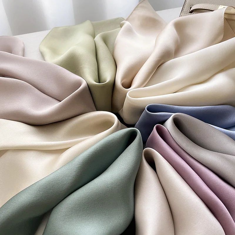 Solid Colour Silk Scarves produced by JL Silk