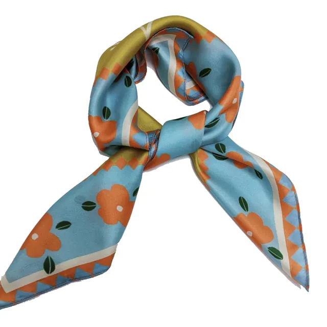 12MM Silk Twill Neck Silk Scarf Accept Custom T-custom styling view