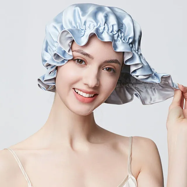 19mm Silk Bonnet Double Layers for Sleep detail view