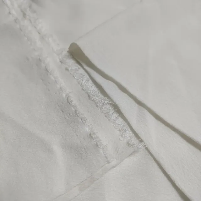 45Inch White 16mm Silk Stretch Georgette Fabric packaging view