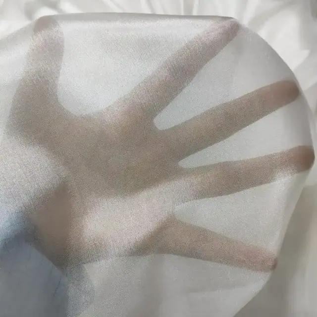 45Inch White 4.5mm Silk Paj Fabric packaging view