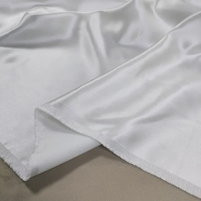 55Inch White 40mm Silk Heavy Charmeuse Fabric packaging view