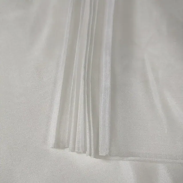 55Inch White 6mm Silk Paj Fabric Silk Habotai styling view