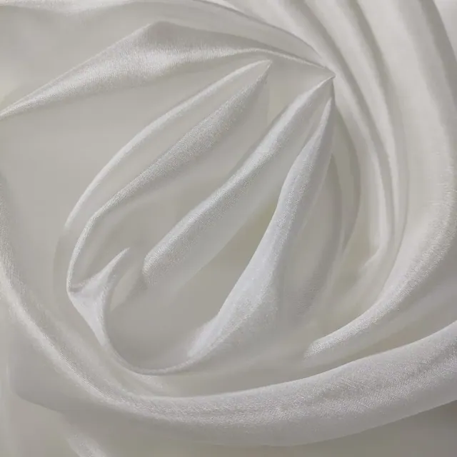 55Inch White 6mm Silk Paj Fabric Silk Habotai