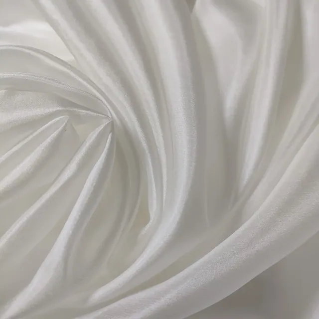 55Inch White 6mm Silk Paj Fabric Silk Habotai detail view