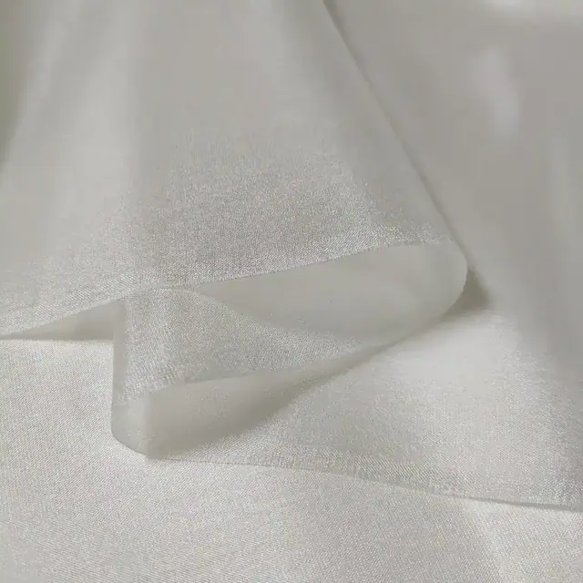 55Inch White 6mm Silk Paj Fabric Silk Habotai alternate colourway