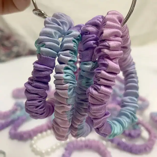 Gradient Silk Hair Scrunchies Width 1cm alternate colourway