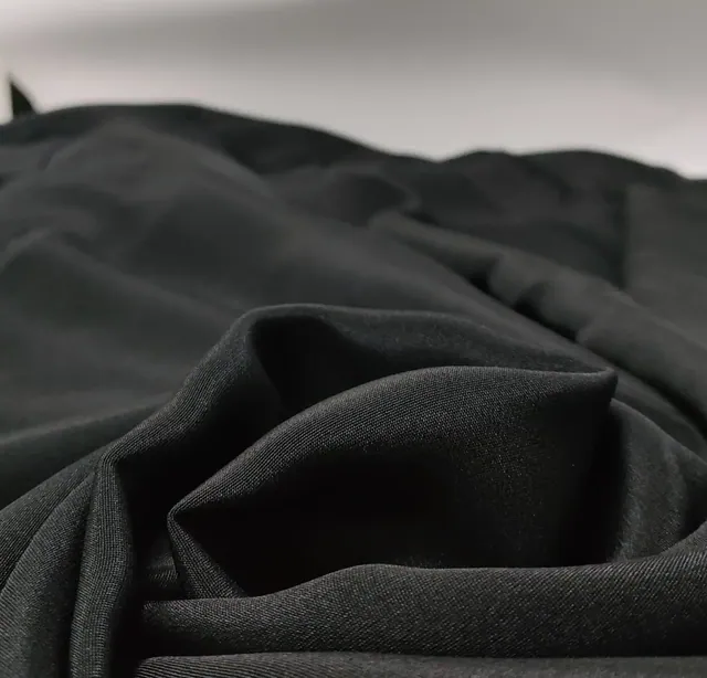 Black 40mm Silk Heavy Crepe Fabric 55Inch alternate colourway