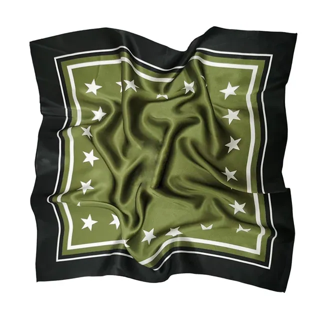 Custom 100% Mulberry Silk Charmeuse Scarves Square Smooth Silk Scarves for Women
