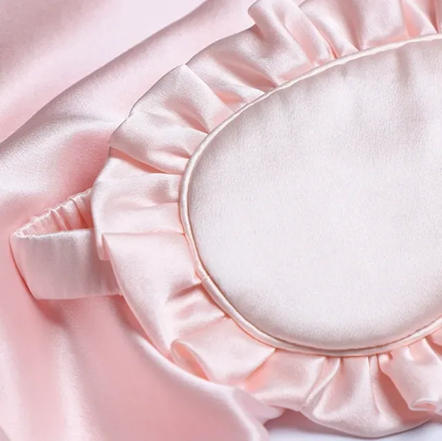 Cute Ruffling Silk Eye Mask packaging view