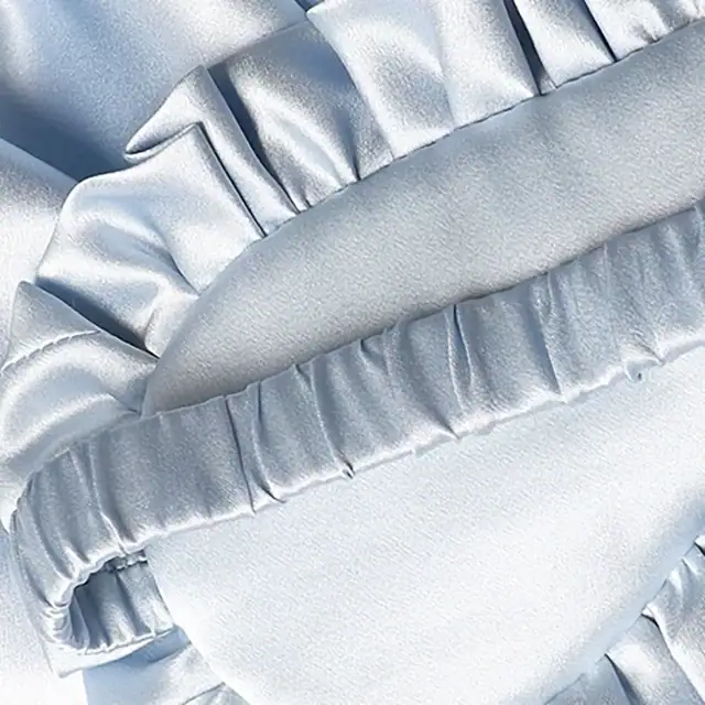 Cute Ruffling Silk Eye Mask alternate colourway