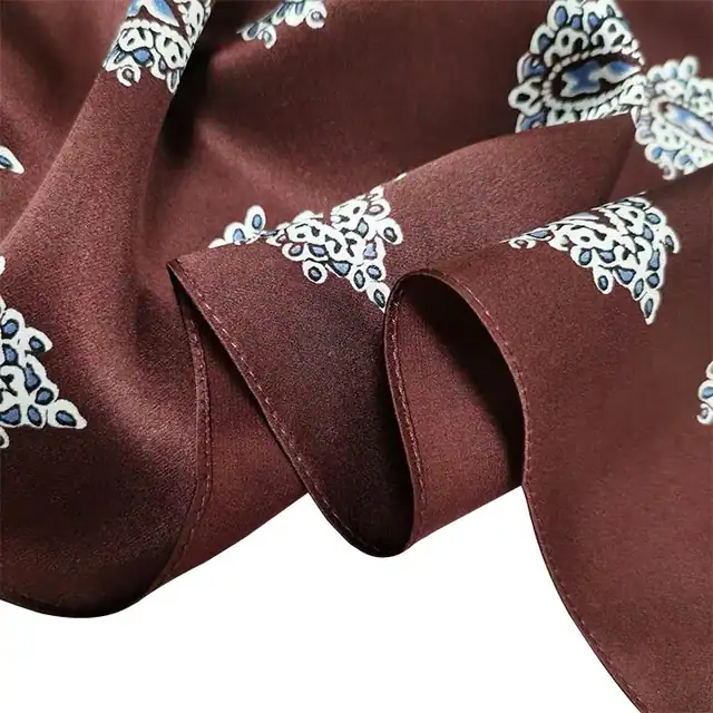 Designer Silk Scarf Women 12mm Silk Charmeuse Bandana alternate colourway