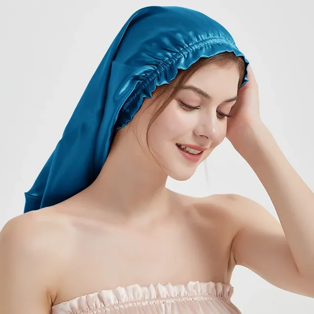 Double Layers Elastic Silk Bonnet Long Bonnet packaging view